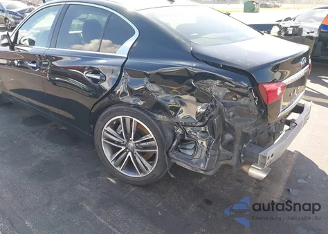 2015 Infiniti Q50 Sport from USA, damaged, VIN JN1BV7AP1FM351308